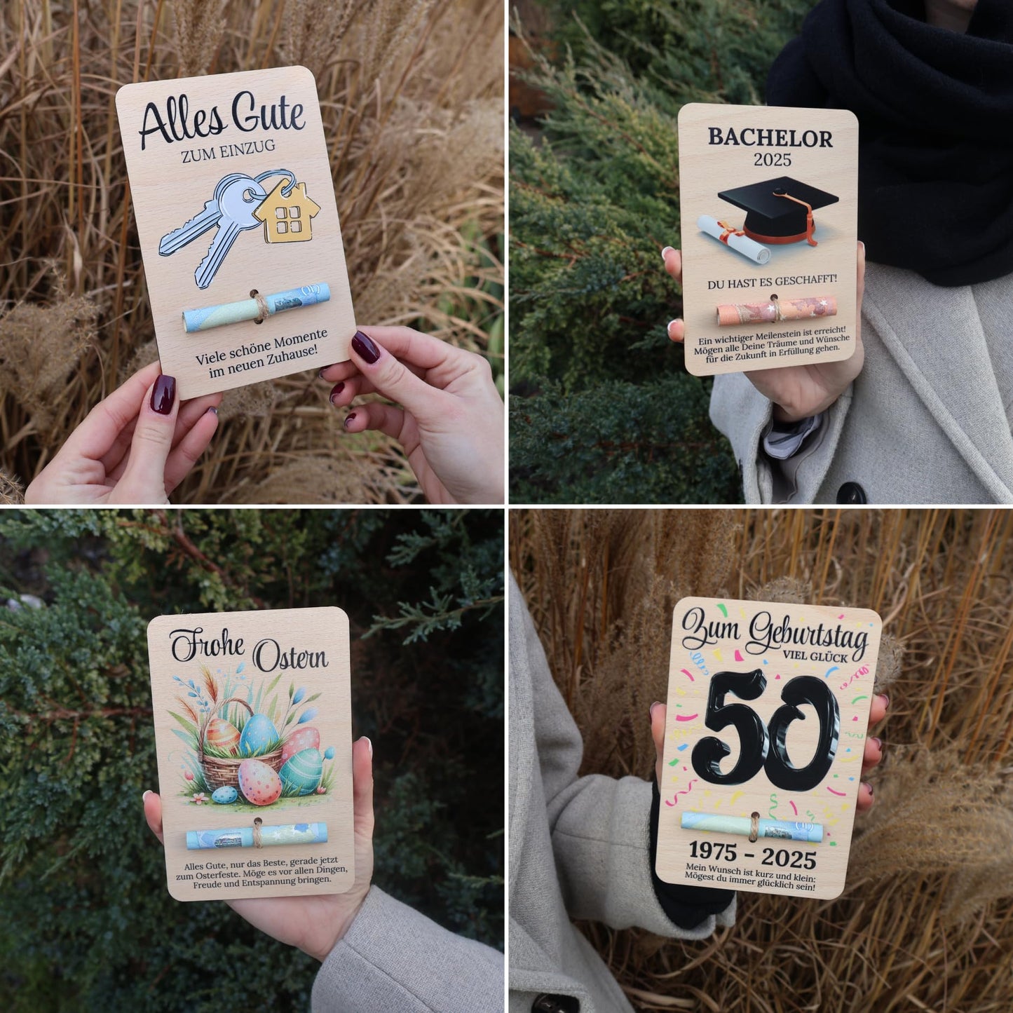 ZUKLA Geldgeschenk-Verpackung 'ABI 2025' (15x10cm): Die kreative Art, Geld zu verschenken