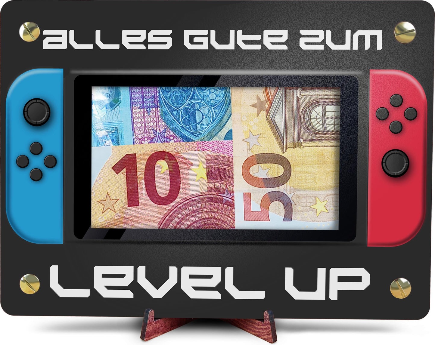 Gaming Zimmer Deko - XL Geldgeschenk aus Holz inkl. Ständer | Gaming Deko, Gamer Deko, Geschenk Junge, Geschenke für Männer, Gaming, Gaming Geschenkideen, Zocker Geschenk, Geldkarte