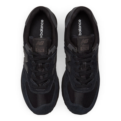 New Balance 574 Herren Sneaker in Schwarz (Triple Black): ENCAP-Zwischensohle