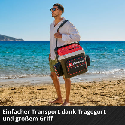 Einhell Akku-Kühlbox TE-COL 18/27 Li-Solo Power X-Change inkl. Taschen