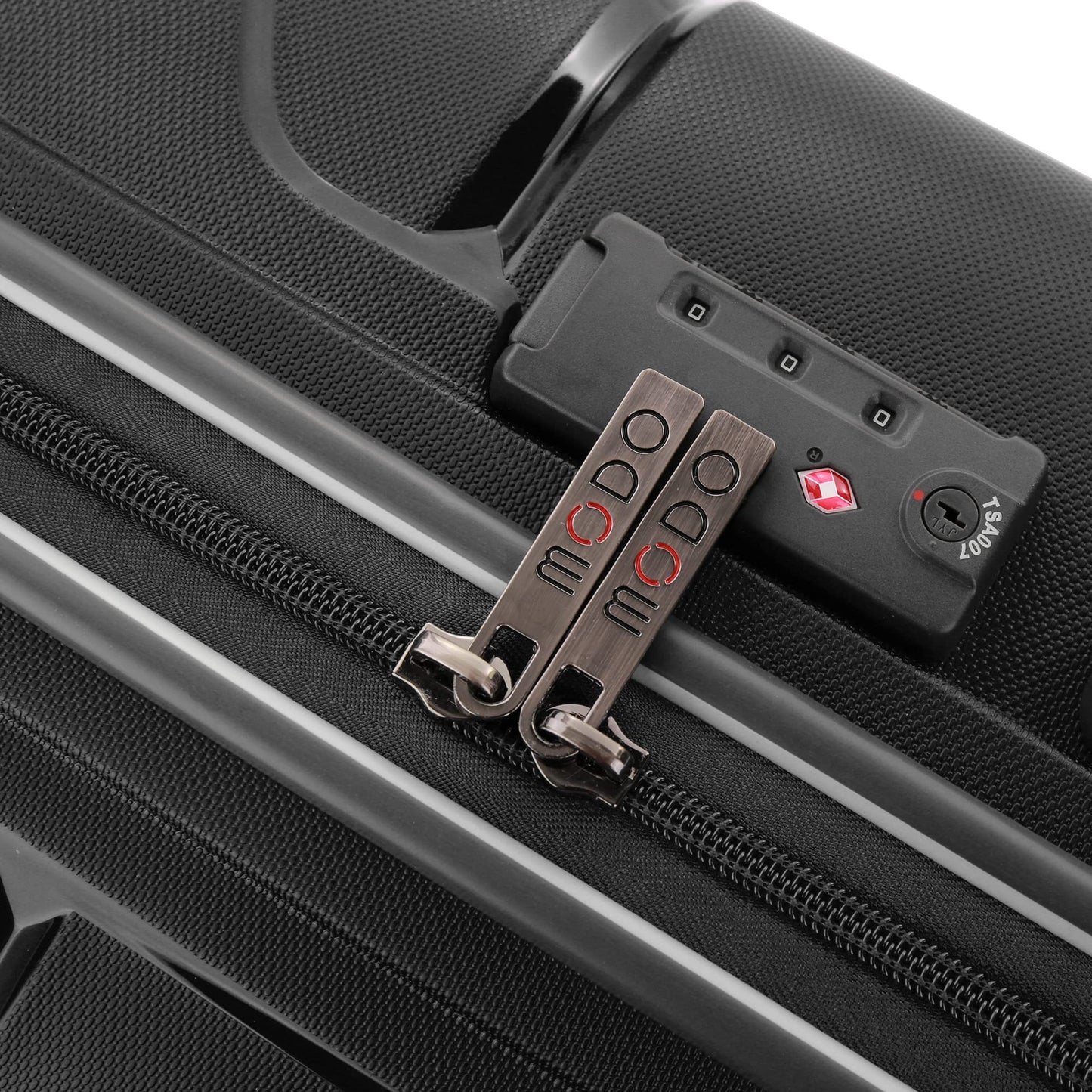 MODO BY RONCATO 'Starlight 2.0' hard-shell travel suitcase set (3 pieces): TSA lock, black 