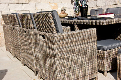 Ragnarök furniture design garden dining set for 12 people: Premium quality from Germany