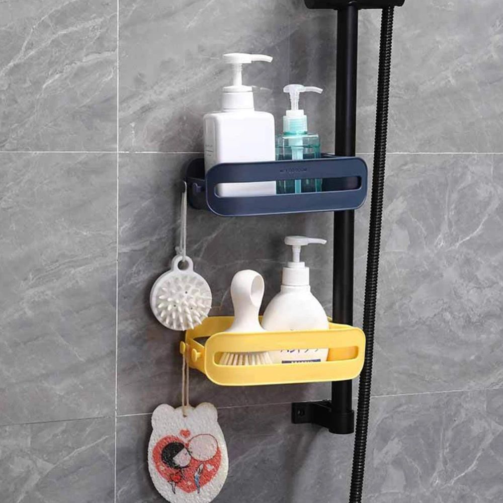 2-in-1 Abtropfgestell für Wasserhahn | Einclip-Fixierung, Küchen- & Bad-Organizer