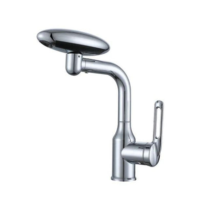 Edelstahl Wasserhahn mit 360° Rotation - 4 Wassermodi | Mehrschichtfiltration (Silber)