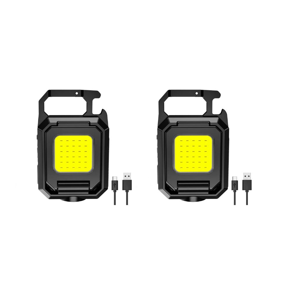COB-Schlüsselbund Triple-LED 2024 | 6-in-1 Multifunktional mit USB