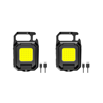 COB-Schlüsselbund Triple-LED 2024 | 6-in-1 Multifunktional mit USB