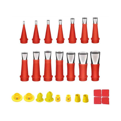27-teilig Dichtung- Fugendüsen Komplett Set | mit Finisher und Glätter