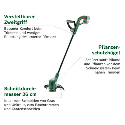 Bosch 'EasyGrassCut' cordless grass trimmer with 18-volt system | without battery