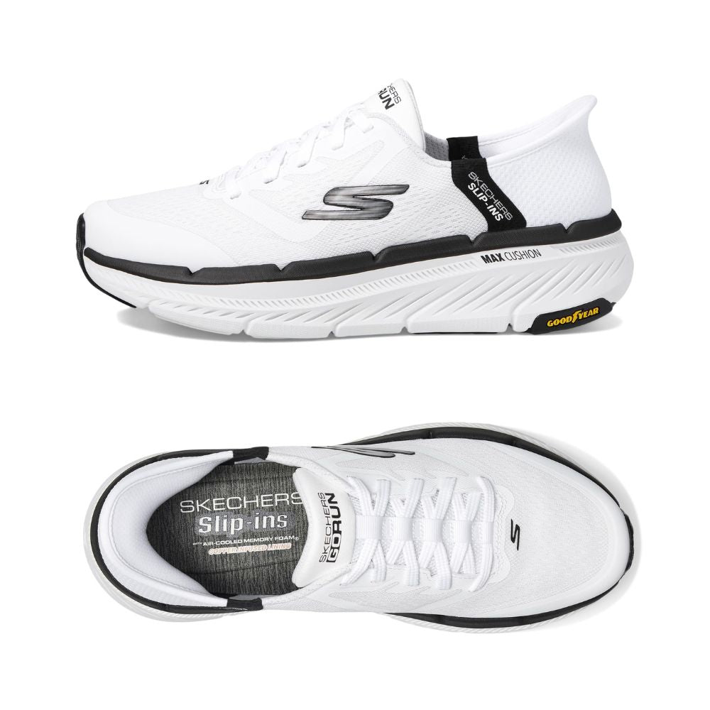 Skechers 'Max Cushioning Premier 2.0' Slip-In Running Shoes (White)