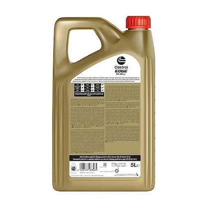 Castrol EDGE (5W-30 LL) Longlife Motoröl (5L) mit Fluid-TITANIUM-Technologie