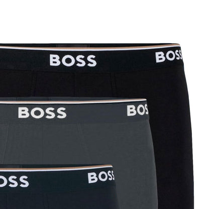 BOSS men's boxer shorts (pack of 3): cotton stretch, logo waistband