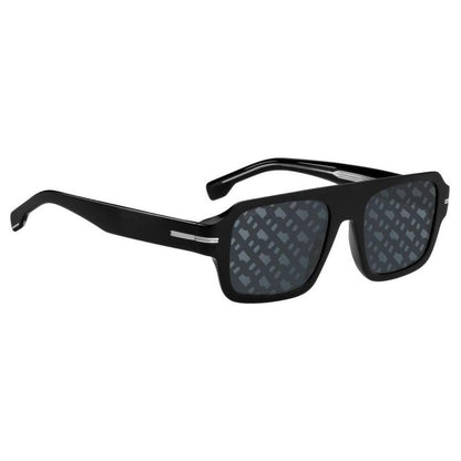 Hugo Boss '1595/S' sunglasses for men with a 2-year warranty (jet black)
