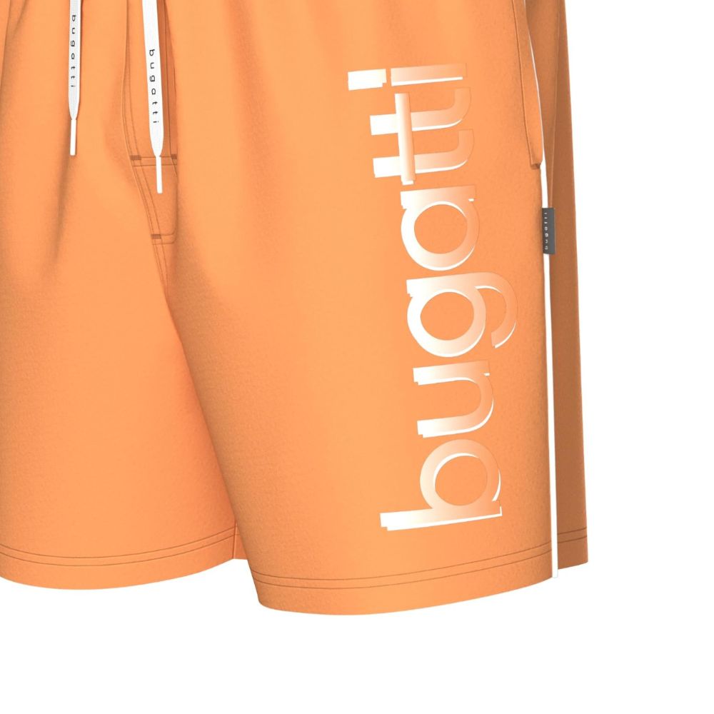 Bugatti 'Giovanni' men's swim shorts in color: Mandarin: Quick-drying