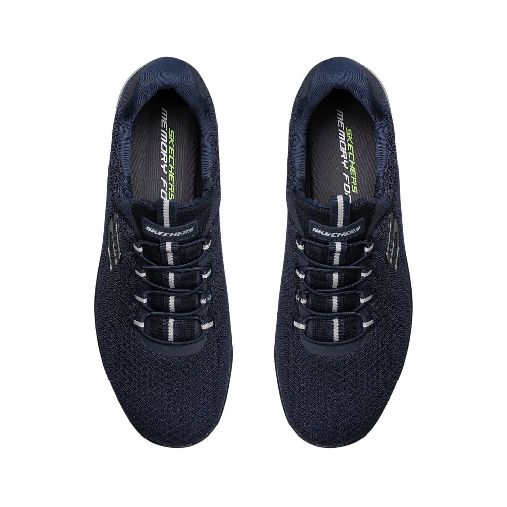 Skechers Summits Herren Sneaker - Navy Mesh Trim mit Memory Foam Innensohle