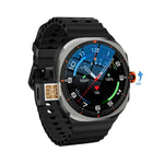 Montre connectée 4G-SIM U8 Ultra (2025) | 4 Go de RAM, 32 Go de stockage : double caméra, GPS, WiFi, étanche 